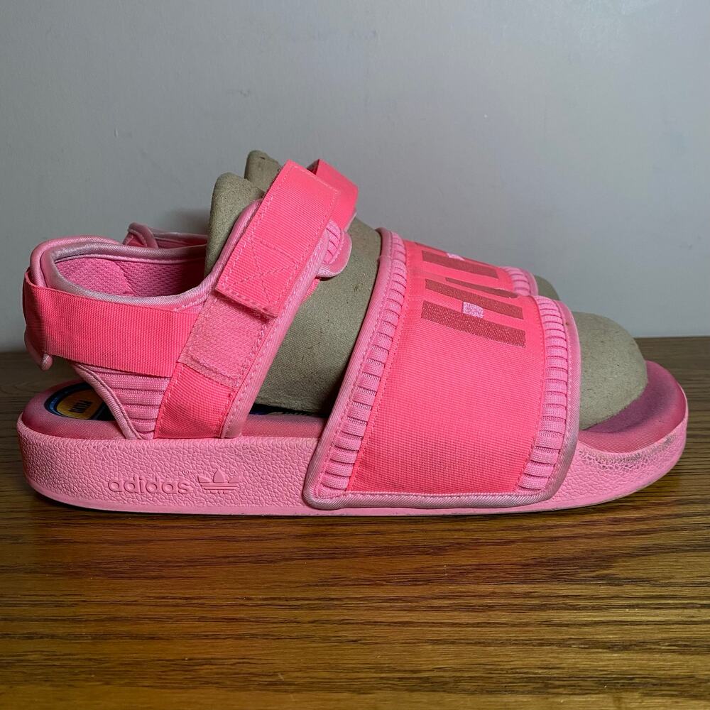 Adidas Pharrell Williams x Adilette 2.0 Sandals Slides 'Hyper Pop' Pink Size 10